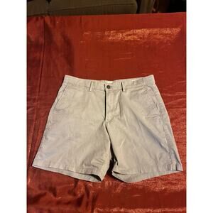 Essential Khaki Shorts Mens 34 7 Short Chino Casual Lightweight Flat Front Khaki